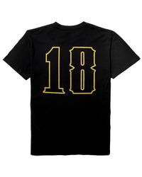 Success 18 Tee - Black w/ Gold