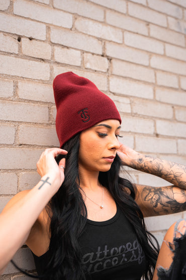 Icon Beanie - Maroon