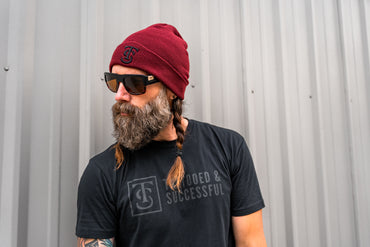 Icon Cuff Beanie - Maroon