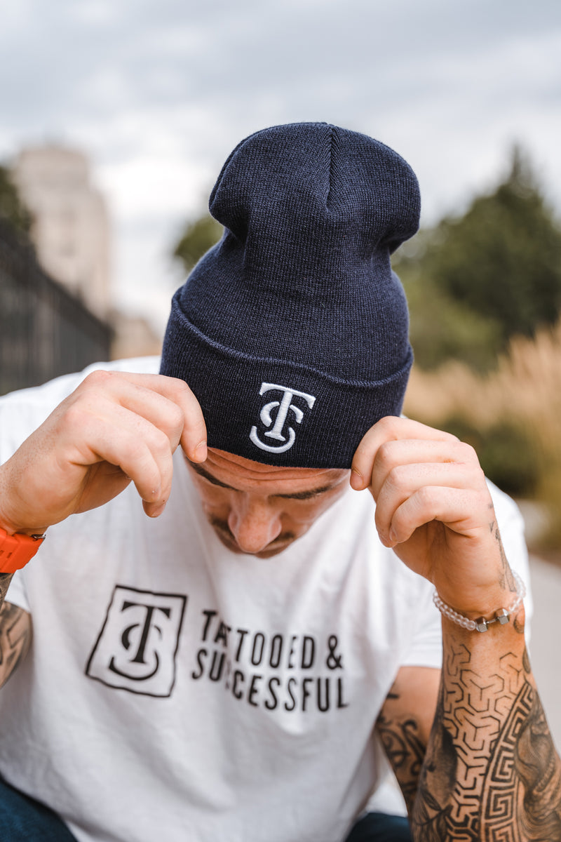 Icon Cuff Beanie - Navy