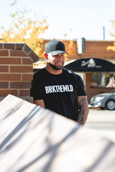 Classic BRKTHEMLD T-Shirt - Black w/ White