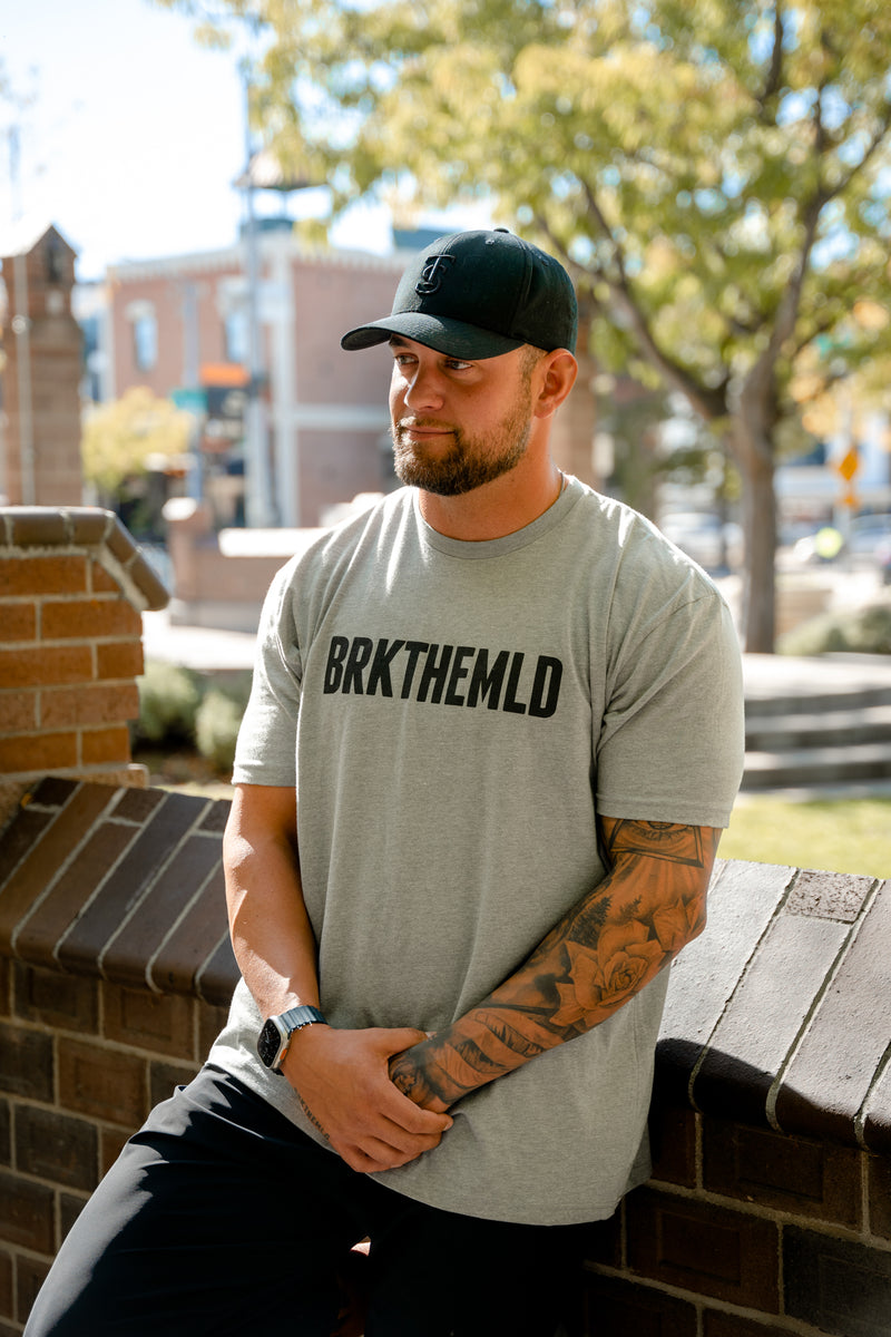 Classic BRKTHEMLD T-Shirt - Gray