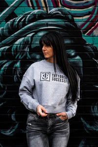 Core Crop Crew Sweatshirt - Athletic Heather