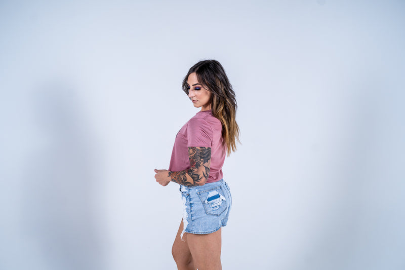 Core Crop - Mauve