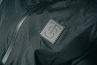 Section Patch Rain Coat - Black