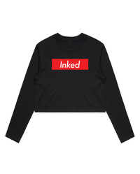 Inked Crop LS - Black