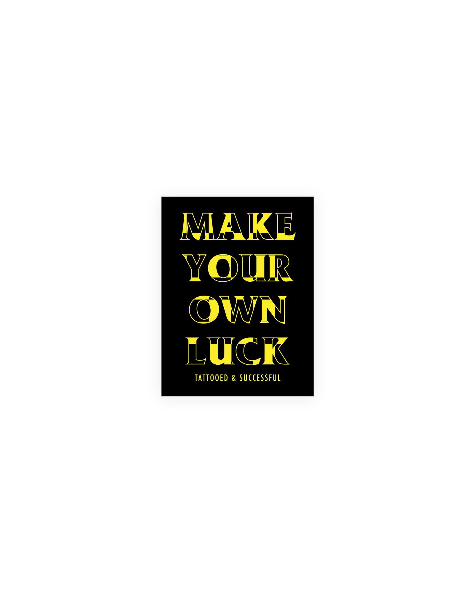MYOL Sticker Black w/ Yellow