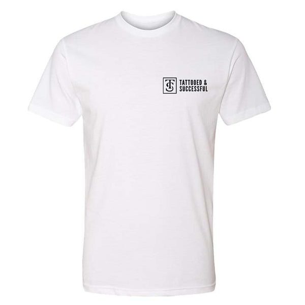 Big Logo T-Shirt - White – Tattooed & Successful LLC