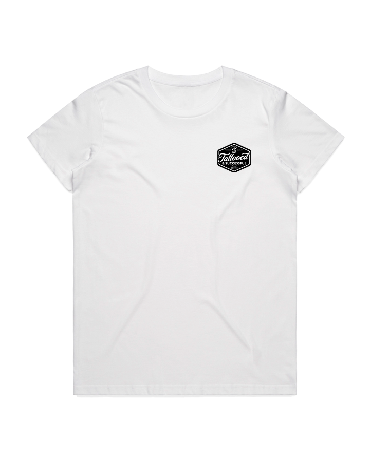 Women's Brand Tee - White