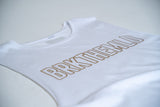 BRKTHEMLD Outline Tank - White w/ Gold